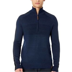 Obermeyer Vince Knit 1/2 Zip Sweater Size Small Admiral NWT